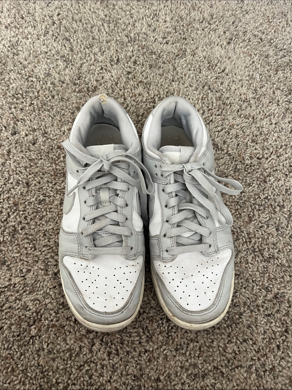 Nike Dunks White and Grey